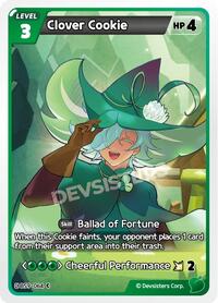 Catalog image | Clover Cookie (Ver. 2) - BS9-064 - A Game of Truth and Deceit | A Game of Truth and Deceit | BS9-064