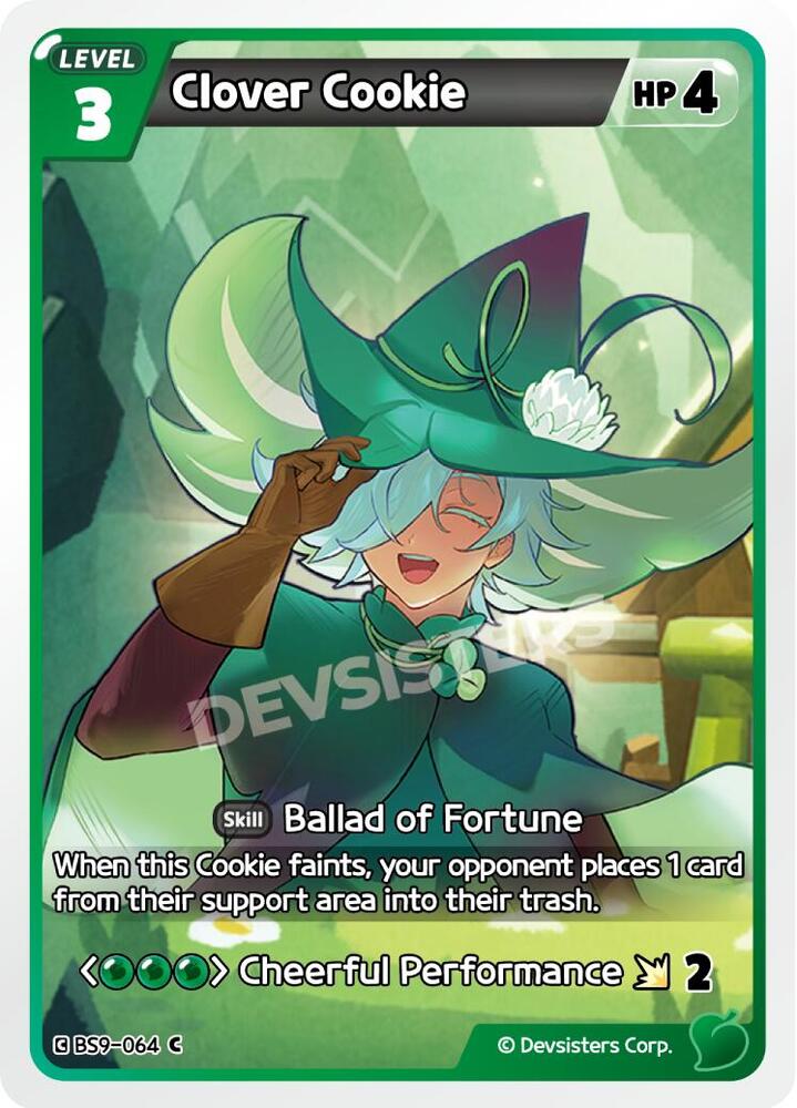 Clover Cookie (BS9-064) Common (BS8-BS9) - 2nd Art Work