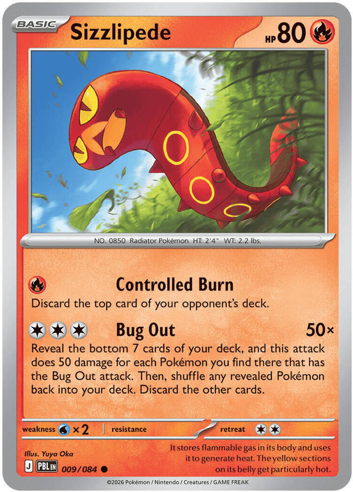 Sizzlipede (009/084) Common (PBL)