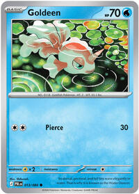 Catalog image | Goldeen - 013/084 - ME05: Pitch Black | ME05: Pitch Black | 013/084