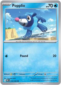 Catalog image | Popplio - 018/084 - ME05: Pitch Black | ME05: Pitch Black | 018/084