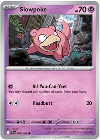 Catalog image | Slowpoke - 029/084 - ME05: Pitch Black | ME05: Pitch Black | 029/084