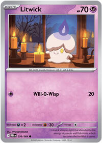 Catalog image | Litwick - 036/084 - ME05: Pitch Black | ME05: Pitch Black | 036/084