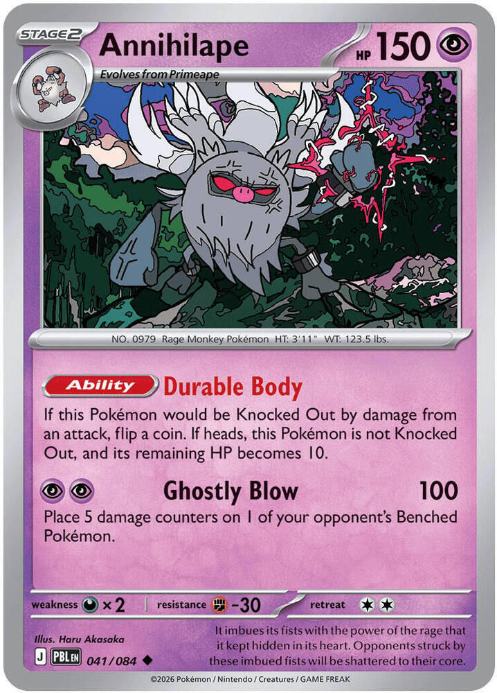 Annihilape (041/084) Uncommon (PBL)