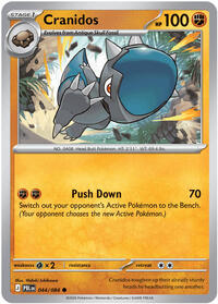 Catalog image | Cranidos - 044/084 - ME05: Pitch Black | ME05: Pitch Black | 044/084