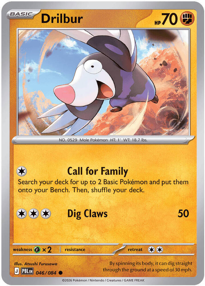 Drilbur (046/084) Common (PBL)