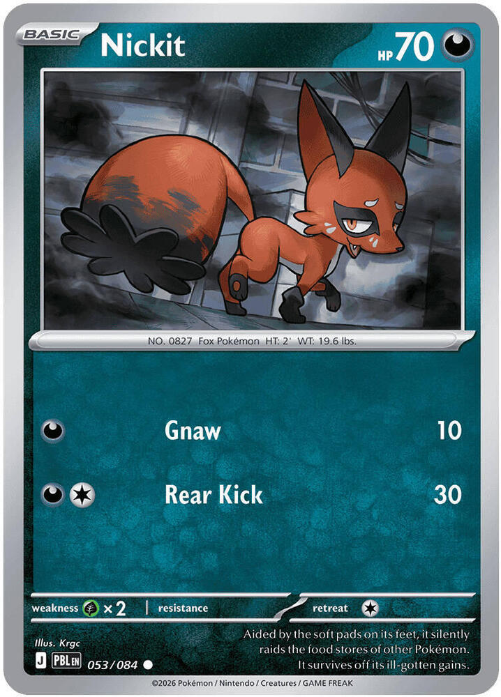 Nickit (053/084) Common (PBL) (Reverse Holofoil)