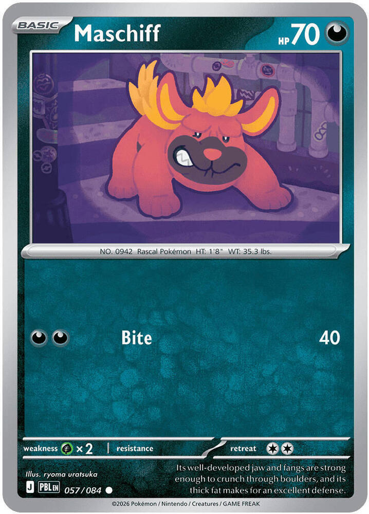 Maschiff (057/084) Common (PBL) (Reverse Holofoil)