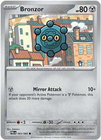 Catalog image | Bronzor - 063/084 - ME05: Pitch Black | ME05: Pitch Black | 063/084