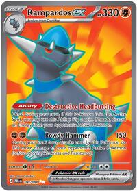 Rampardos ex - 100/084 - Ultra Rare - ME05: Pitch Black