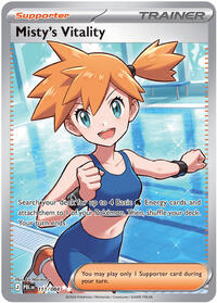 Misty's Vitality - 111/084 - Ultra Rare - ME05: Pitch Black