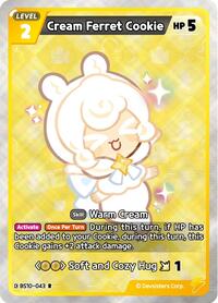 Catalog image | Cream Ferret Cookie - BS10-043 - The Dark Enchantress War | The Dark Enchantress War | BS10-043