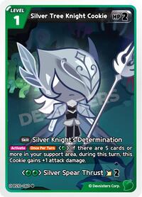 Catalog image | Silver Tree Knight Cookie - BS10-060 - The Dark Enchantress War | The Dark Enchantress War | BS10-060