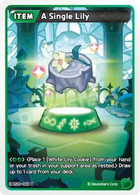 Catalog image | A Single Lily - BS10-068 - The Dark Enchantress War | The Dark Enchantress War | BS10-068