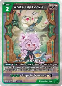 Catalog image | White Lily Cookie - BS10-069 - The Dark Enchantress War | The Dark Enchantress War | BS10-069