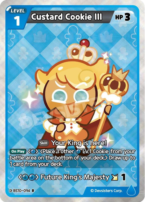 Custard Cookie III (BS10-094) Rare (BS10-BS11)