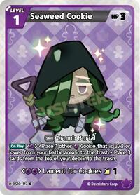 Catalog image | Seaweed Cookie - BS10-117 - The Dark Enchantress War | The Dark Enchantress War | BS10-117
