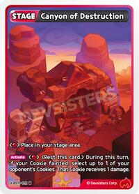 Catalog image | Canyon of Destruction - BS11-011 - The Dark Enchantress War | The Dark Enchantress War | BS11-011