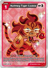 Catalog image | Nutmeg Tiger Cookie - BS11-014 - The Dark Enchantress War | The Dark Enchantress War | BS11-014