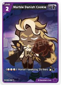 Catalog image | Marble Danish Cookie - BS11-073 - The Dark Enchantress War | The Dark Enchantress War | BS11-073