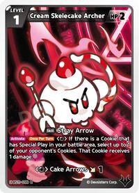 Catalog image | Cream Skelecake Archer - BS11-098 - The Dark Enchantress War | The Dark Enchantress War | BS11-098