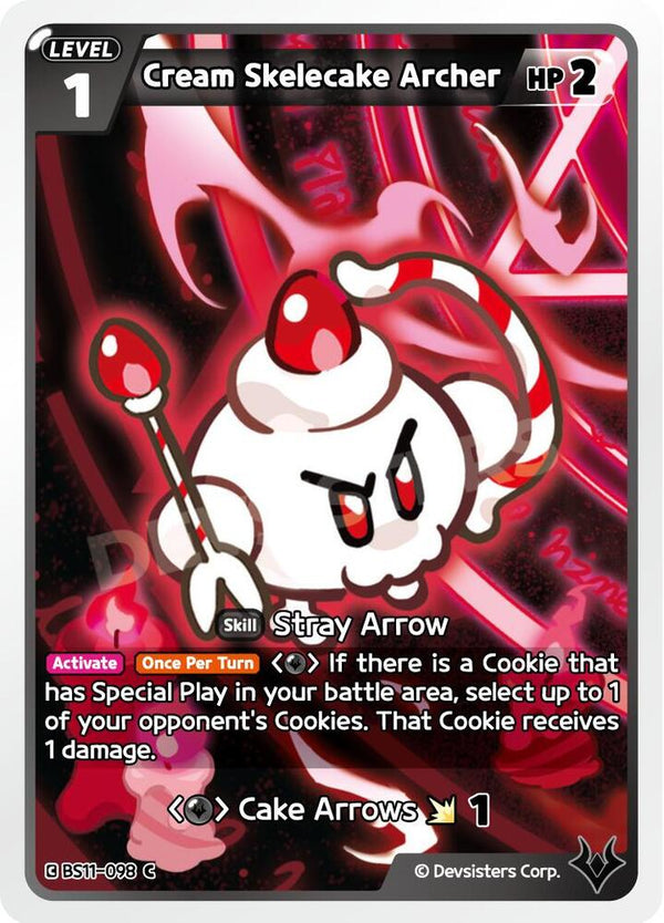 Cream Skelecake Archer (BS11-098) Common (BS10-BS11)