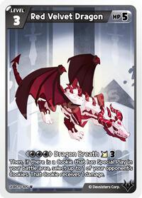 Catalog image | Red Velvet Dragon - BS11-105 - The Dark Enchantress War | The Dark Enchantress War | BS11-105
