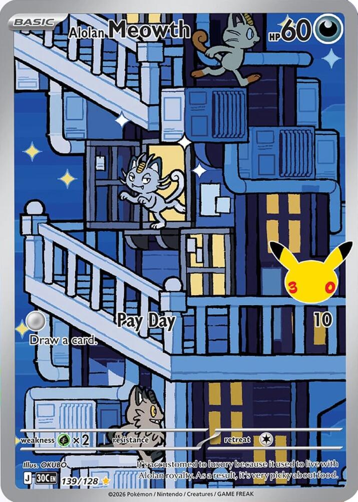 Alolan Meowth (139/128) (30C)