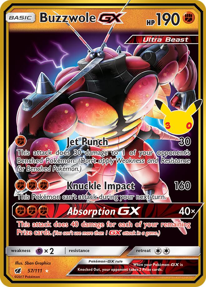 Buzzwole GX (57/111) Classic Collection (30C)