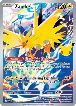 Zapdos (133/128) (30C)