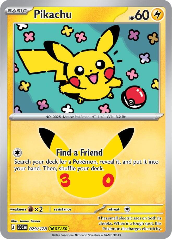 Pikachu (029/128) (30C)