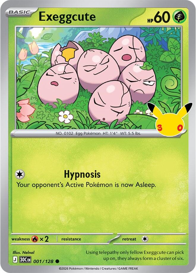 Exeggcute (001/128) Common (30C)
