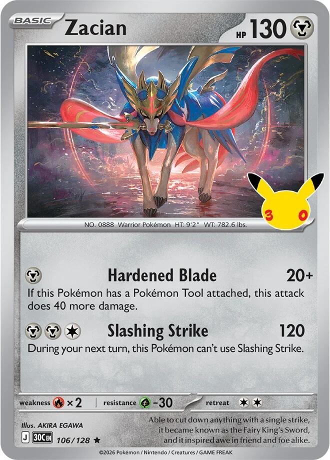 Zacian (106/128) (30C)