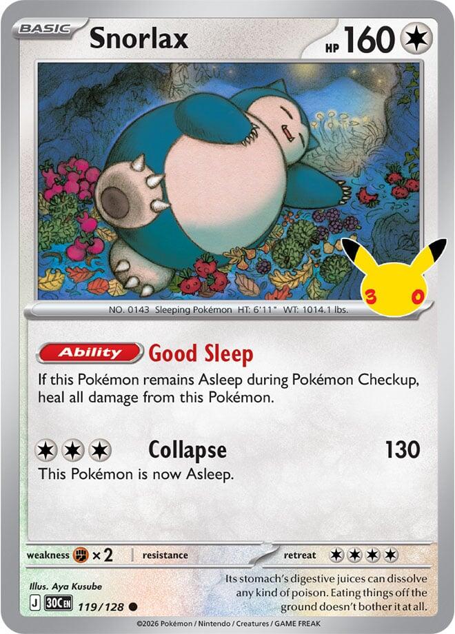 Snorlax (119/128) (30C)