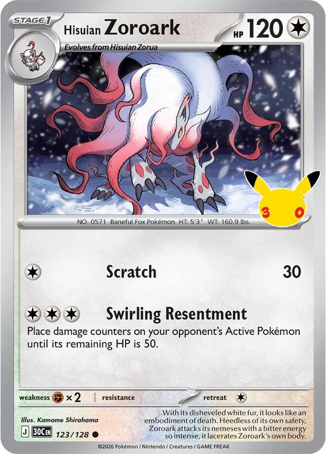 Hisuian Zoroark (123/128) (30C)