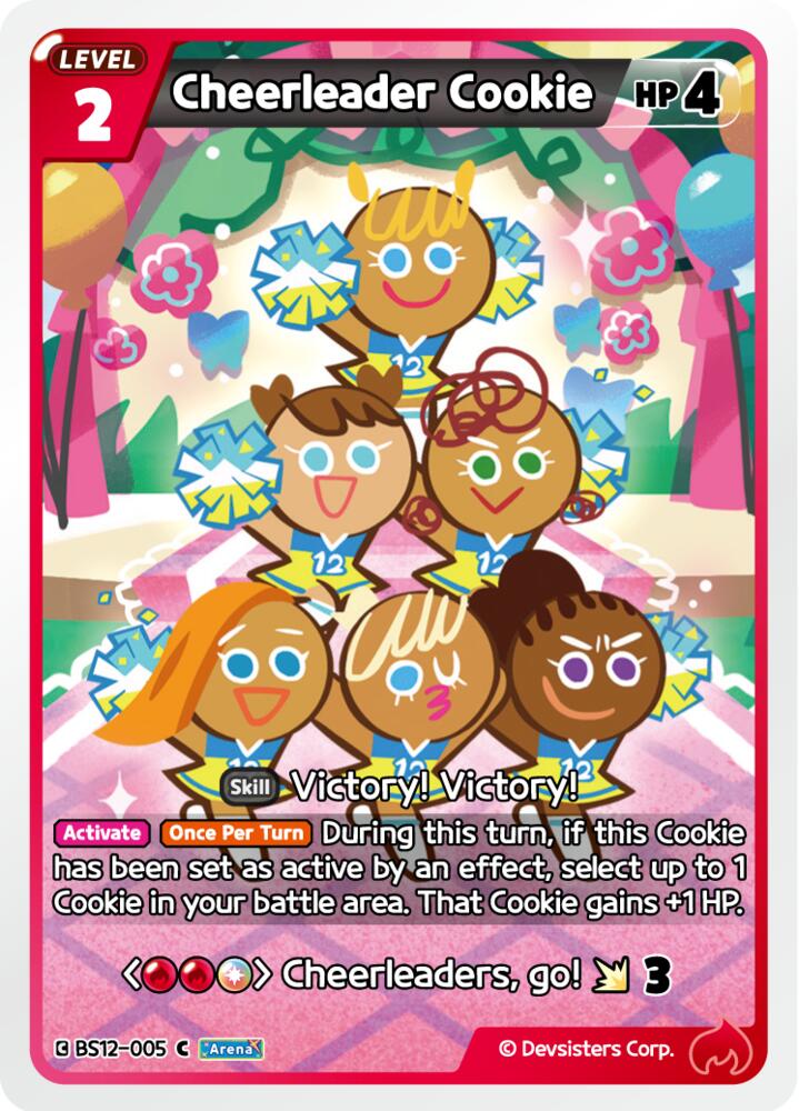 Cheerleader Cookie (BS12-005) Common (BS12)
