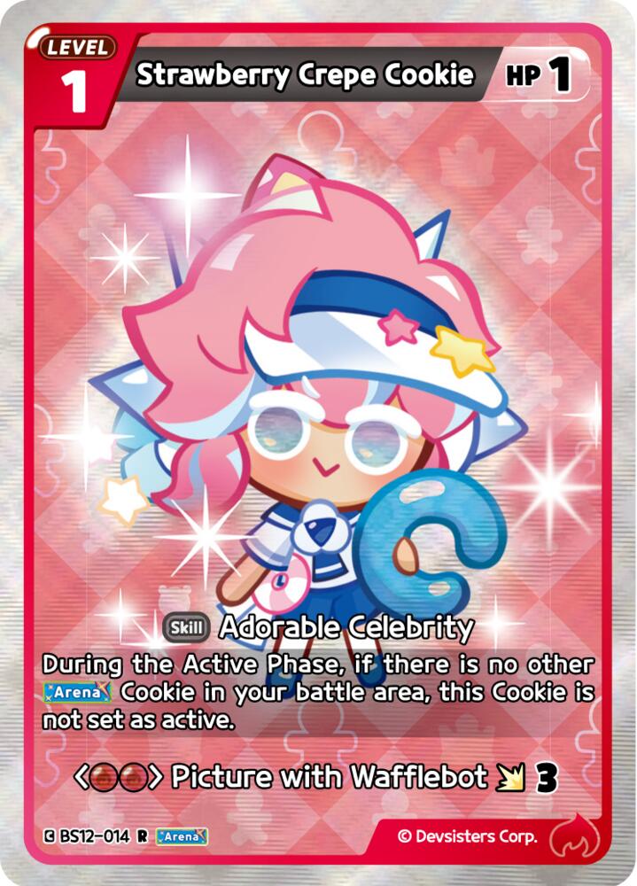 Strawberry Crepe Cookie (BS12-014) Rare (BS12)