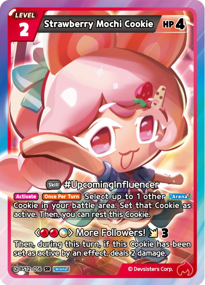 Strawberry Mochi Cookie (BS12-016) Super Rare (BS12)
