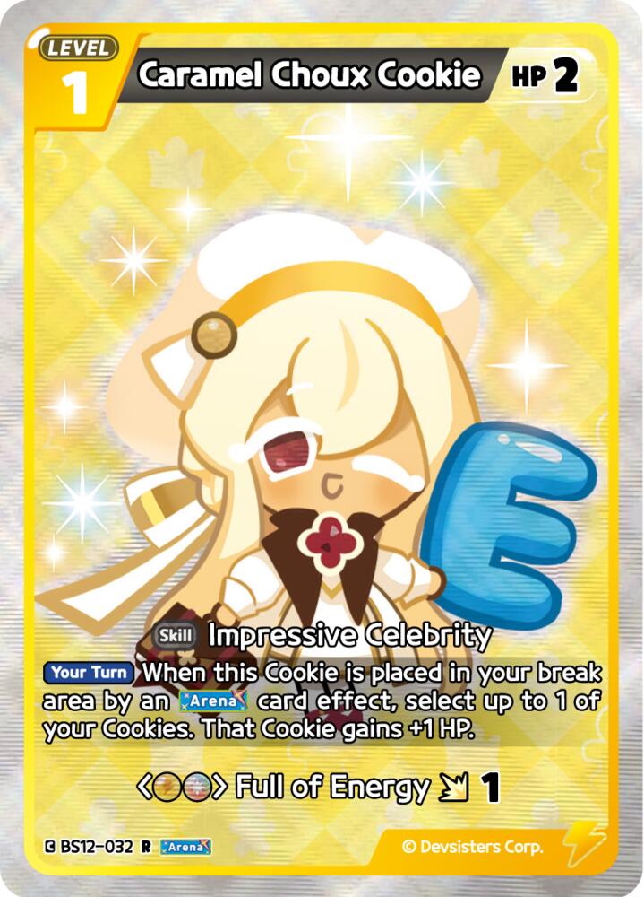 Caramel Choux Cookie (BS12-032) Rare (BS12)