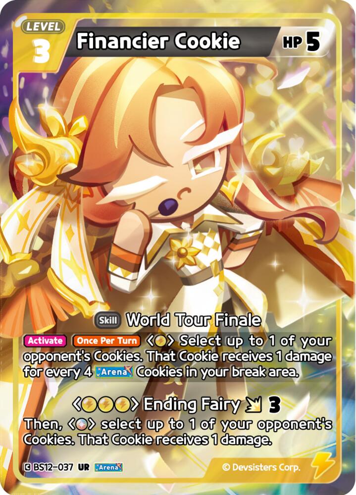 Financier Cookie (BS12-037) Ultra Rare (BS12)