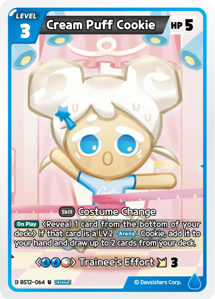 Cream Puff Cookie (BS12-064) Uncommon (BS12)