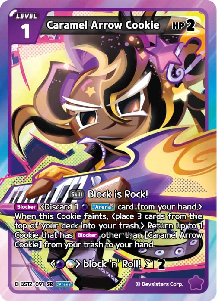Caramel Arrow Cookie (BS12-091) Super Rare (BS12)