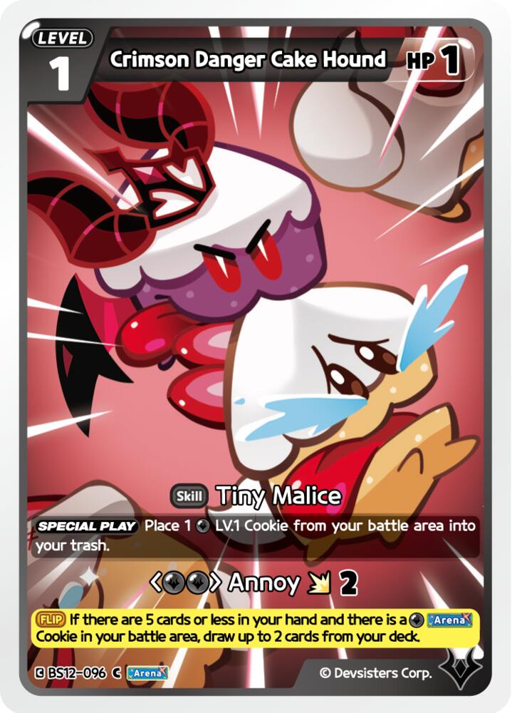 Crimson Danger Cake Hound (BS12-096) Common (BS12)