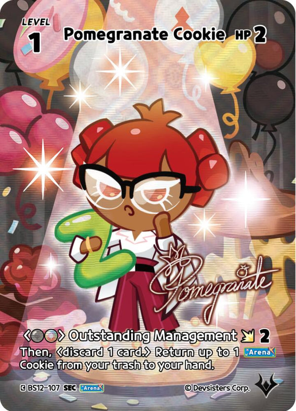 Pomegranate Cookie (SEC) (BS12-107) Secret Rare (BS12)