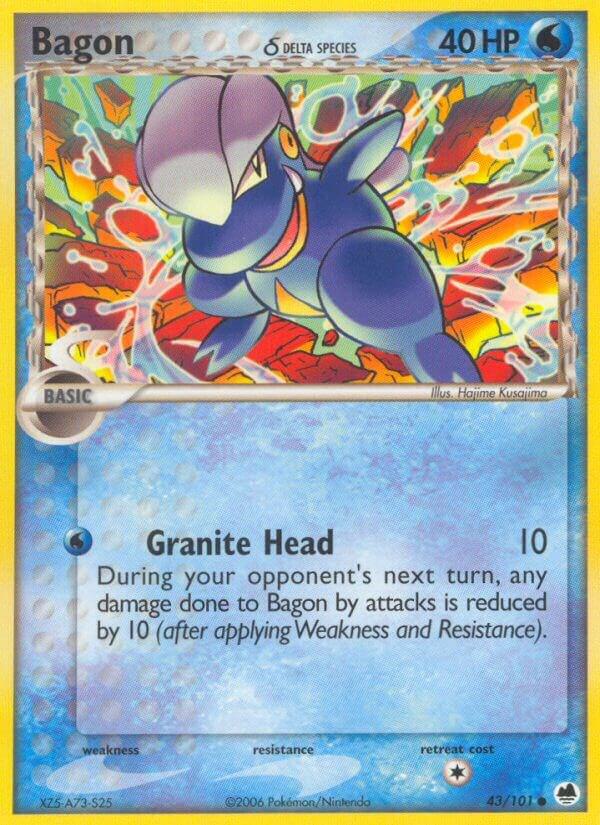 Bagon (Delta Species) (43/101) (DF) (Reverse Holofoil)