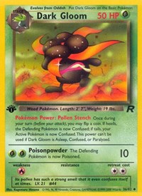 Catalog image | Dark Gloom - 36/82 - Team Rocket | Team Rocket | 36/82