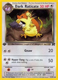 Catalog image | Dark Raticate - 51/82 - Team Rocket | Team Rocket | 51/82