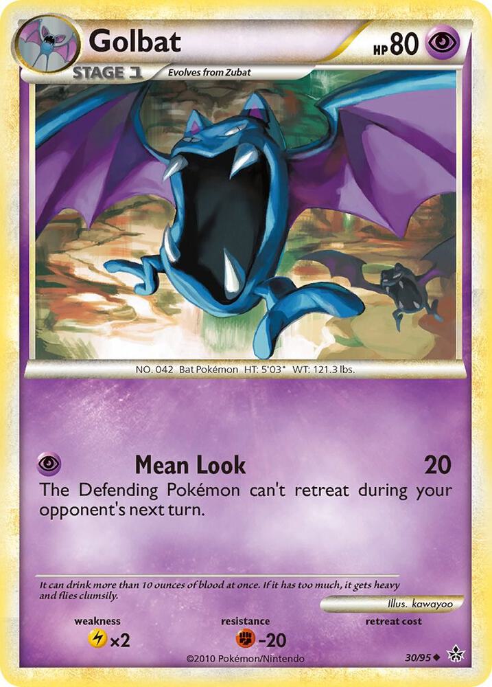 Golbat (30/95) (UL) (Reverse Holofoil)