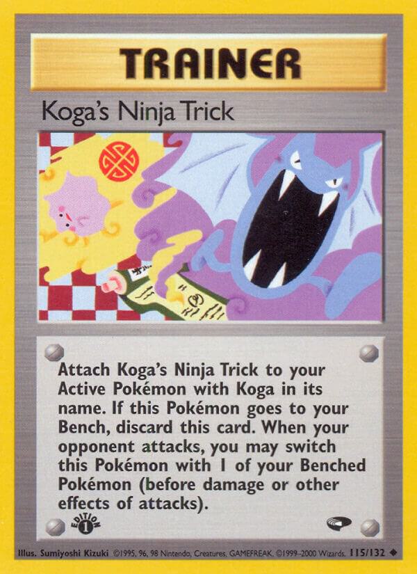 Koga's Ninja Trick (115/132) Uncommon (G2) (Unlimited)