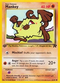 Catalog image | Mankey - 61/82 - Team Rocket | Team Rocket | 61/82